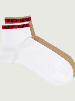 Hugo Bodywear Skarpety 2-pack SH TAPE CC beżowy