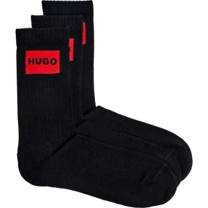 Hugo Bodywear Skarpety 3-pack 3P QS RIB LABEL CC