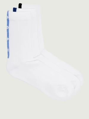Hugo Bodywear Skarpety 3-pack Qs Back Tape biały
