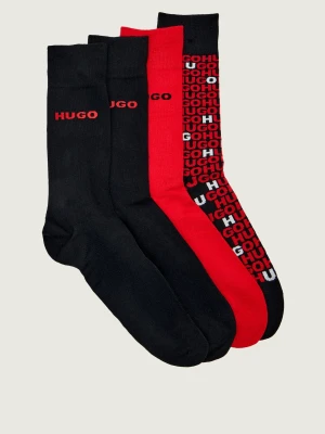Hugo Bodywear Skarpety 4-pack 4P GIFT TORTUGA CC czarny