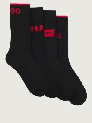 Hugo Bodywear Skarpety 4-pack RS GIFT RIB CC