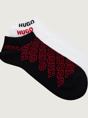 Hugo Bodywear Skarpety/stopki 3 pack 3P AS LOGO AOP CC