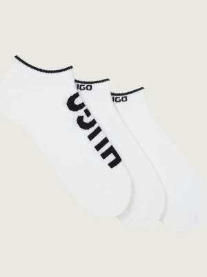 Hugo Bodywear Skarpety / stopki 3-pack AS Logo CC biały