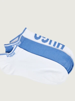 Hugo Bodywear Skarpety/stopki 3 pack AS Logo CC błękitny