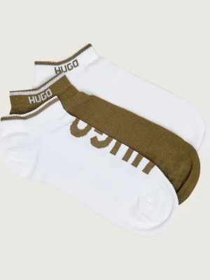 Hugo Bodywear Skarpety/stopki 3 pack AS Logo CC oliwkowy
