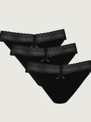 Hugo Bodywear Stringi 3-pack czarny