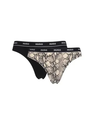 Hugo Bodywear Stringi 3-pack DESIGN
