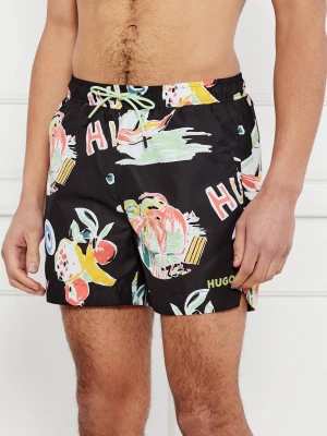 Hugo Bodywear Szorty kąpielowe CALALA | Regular Fit czarny