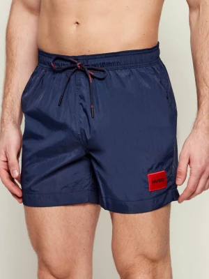 Hugo Bodywear Szorty kąpielowe DOMINICA | Regular Fit granatowy