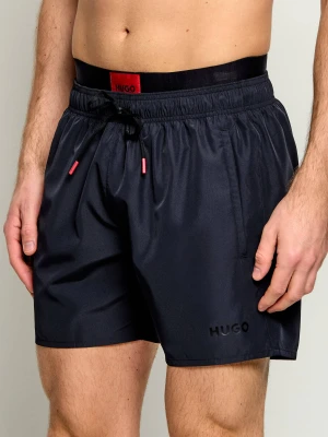 Hugo Bodywear Szorty kąpielowe GALAXY | Regular Fit granatowy