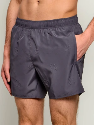 Hugo Bodywear Szorty kąpielowe TONAL | Regular Fit grafitowy