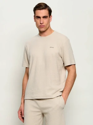 Hugo Bodywear T-shirt Austin | Regular Fit beżowy