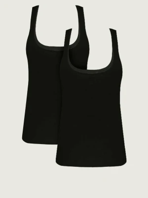 Hugo Bodywear Tank top 2-pack TWIN VEST | Slim Fit czarny