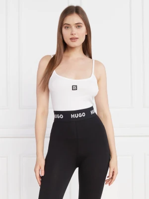 Hugo Bodywear Top VEST RIB | Regular Fit biały
