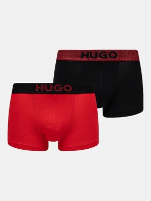 HUGO bokserki 2-pack męskie kolor czerwony 50524748
