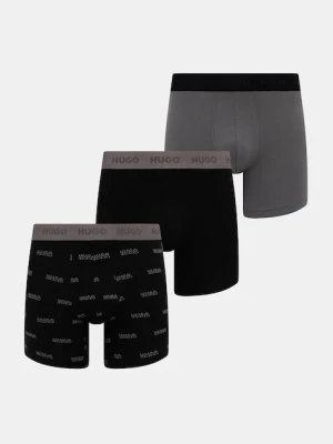 HUGO bokserki 3-pack BOXERBR TRIPLET GIFT czarny