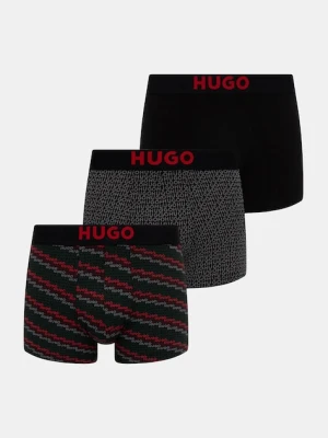 HUGO bokserki 3-pack kolor czarny 50549140