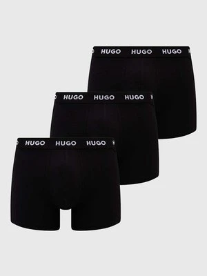 HUGO bokserki 3-pack męskie kolor czarny 50492348