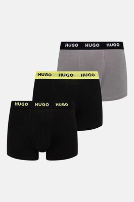 HUGO bokserki 3-pack męskie kolor czarny 50517878