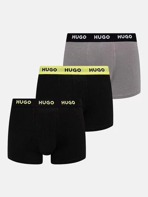 HUGO bokserki 3-pack męskie kolor czarny 50517878