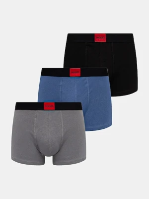 HUGO bokserki 3-pack męskie kolor czarny 50532797