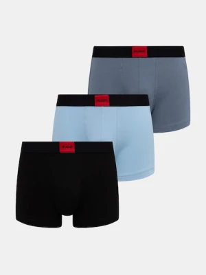 HUGO bokserki 3-pack męskie kolor czarny 50532797