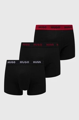 HUGO bokserki 3-pack męskie kolor czarny 50469766