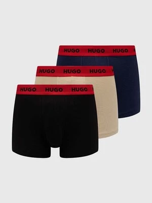 HUGO bokserki 3-pack męskie kolor czerwony 50517878