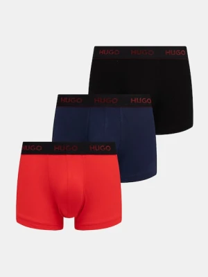 HUGO bokserki 3-pack męskie kolor czerwony 50532611