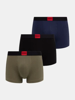 HUGO bokserki 3-pack męskie kolor czerwony 50532797