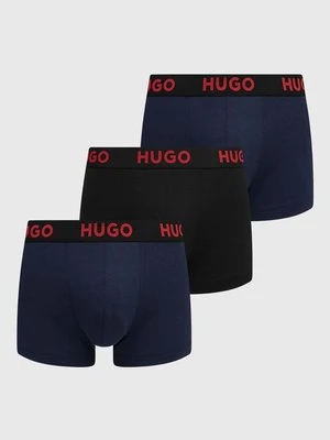 HUGO bokserki 3-pack męskie kolor granatowy 50496723