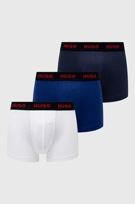 HUGO bokserki (3-pack) męskie kolor granatowy 50469766