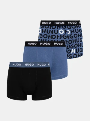 HUGO bokserki 3-pack męskie kolor niebieski 50532550