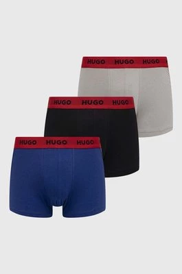 HUGO bokserki (3-pack) męskie kolor szary 50469766