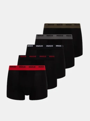 HUGO bokserki 5-pack męskie kolor czarny 50532619