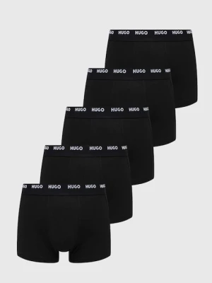 HUGO bokserki 5-pack TRUNK FIVE PACK czarny