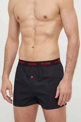 HUGO bokserki bawełniane 3-pack kolor czerwony 50510216