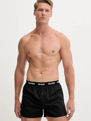 HUGO bokserki bawełniane 3-pack kolor granatowy 50532565