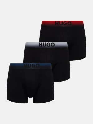 HUGO bokserki dopasowane męskie z modalem TRUNK TRIPLET SPRAY 3-pack