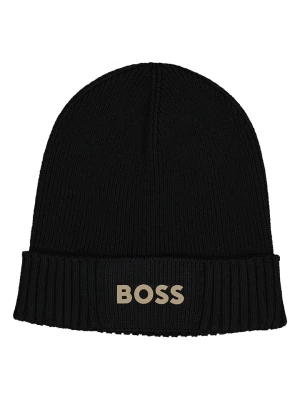 Hugo Boss Czapka beanie w kolorze czarnym rozmiar: onesize