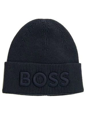 Hugo Boss Czapka beanie w kolorze granatowym rozmiar: onesize