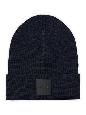Hugo Boss Czapka beanie w kolorze granatowym rozmiar: onesize