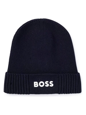 Hugo Boss Czapka beanie w kolorze granatowym rozmiar: onesize