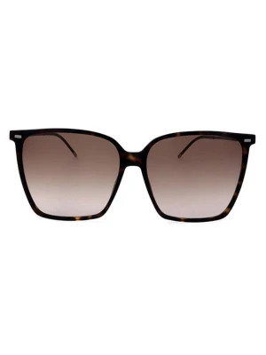 Hugo Boss Damskie okulary przeciwsłoneczne w kolorze brązowo-srebrno-jasnobrązowym rozmiar: 60