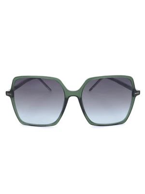 Hugo Boss Damskie okulary przeciwsłoneczne w kolorze szaro-błękitnym rozmiar: 57