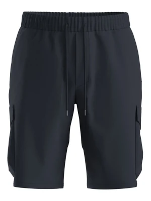 Hugo Boss Fashion Bojówki w kolorze granatowym rozmiar: 52
