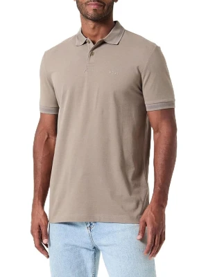 Hugo Boss Fashion Koszulka polo w kolorze szarobrązowym rozmiar: XXL