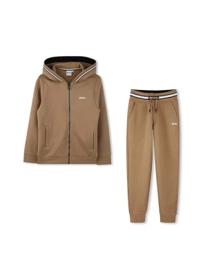 Hugo Boss Kids 2-częściowy zestaw w kolorze jasnobrązowym rozmiar: 116