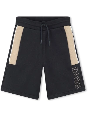 Hugo Boss Kids Bermudy w kolorze czarnym rozmiar: 176