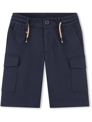 Hugo Boss Kids Bermudy w kolorze granatowym rozmiar: 128